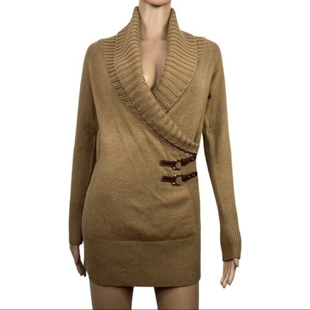 Cache Women Sweater Brown Sz Small